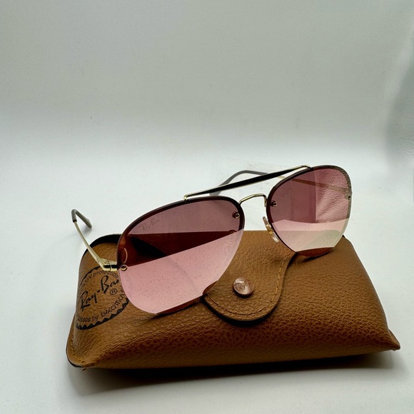 Ray-Ban Pink Aviator Sunglasses - Picture 5 of 5